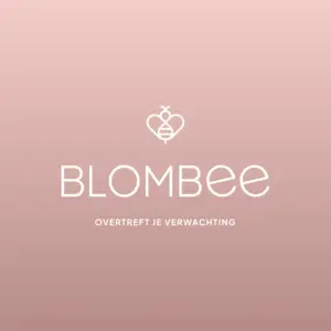 Blombee_Logo_Wit-Rose_Verticaal